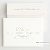 "Disney's Beauty And The Beast Be Our Guest" - Children's Birthday Party Invitations in Midnight by Erica Krystek - FREE Recipient Addressing
