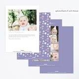 "Garden" - Children's Birthday Party Invitations in Wisteria by Hudson meet Rose - Back of Card Options