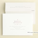 "Magical" - Children's Birthday Party Invitations in Plum by Lori Wemple - FREE Recipient Addressing