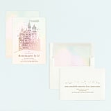 "princess fairytale castle" - Children's Birthday Party Invitations in Carnation by Phrosné Barwood - Assembled