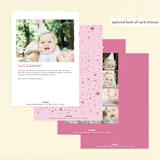 "Galaxy Rainbow" - Children's Birthday Party Invitations in Candy by Katie Zimpel - Back of Card Options