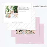 "Sparkle One" - Children's Birthday Party Invitations in Cotton Candy by Ashlee Townsend - Back of Card Options