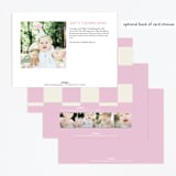 "Go Bananas" - Children's Birthday Party Invitations in Mixed Berry by Baumbirdy - Back of Card Options