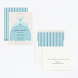 "Disney Cinderella Princess Dress" - Children's Birthday Party Invitations in Sky by Megan Cash - Assembled