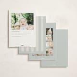 "On Board" - Children's Birthday Party Invitations in Fog by Stephanie Hawkes - Back of Card Options