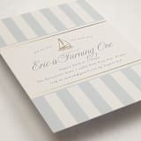 "On Board" - Children's Birthday Party Invitations in Fog by Stephanie Hawkes - Detail