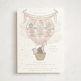 "Storybook Safari" - Children's Birthday Party Invitations in Cotton by Jenna Holcomb - Front