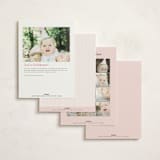 "Storybook Safari" - Children's Birthday Party Invitations in Cotton by Jenna Holcomb - Back of Card Options