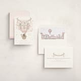 "Storybook Safari" - Children's Birthday Party Invitations in Cotton by Jenna Holcomb - Assembled