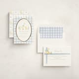 "Vintage goose" - Children's Birthday Party Invitations in Sky by Creo Study - Assembled