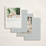 "Twinkle Twinkle" - Children's Birthday Party Invitations in Sky by Joyce Pinheiro - Back of Card Options