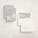 "Twinkle Twinkle" - Children's Birthday Party Invitations in Sky by Joyce Pinheiro - Assembled