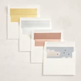 "Twinkle Twinkle" - Children's Birthday Party Invitations in Sky by Joyce Pinheiro - Envelope Liner Options