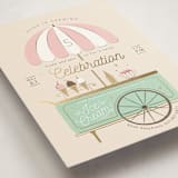 "Sweet Celebration" - Children's Birthday Party Invitations in Cotton Candy by Kiersten Garner - Detail