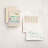 "Shelly" - Children's Birthday Party Invitations in Candy by Baumbirdy - Assembled