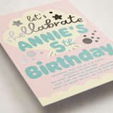 "Shelly" - Children's Birthday Party Invitations in Candy by Baumbirdy - Detail