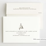 "Classic Bunny" - Children's Birthday Party Invitations in Blush by Megan Davis - FREE Recipient Addressing