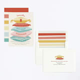 "Pillow Stack" - Children's Birthday Party Invitations in Candy by Dawn Pope - Assembled