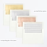 "Birthday Script" - Children's Birthday Party Invitations in Snow by Kasia Labocki - Envelope Liner Options