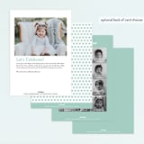 "Egg-cellent friend" - Children's Birthday Party Invitations in Aquamarine by Jana Volfova - Back of Card Options