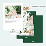 "Sloth jungle" - Children's Birthday Party Invitations in Jungle by Tati Abaurre - Back of Card Options