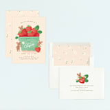 "Berry special" - Children's Birthday Party Invitations in Vanilla by Jennifer Wick - Assembled