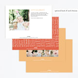 "It's a party" - Children's Birthday Party Invitations in Poppy by Vivian Yiwing - Back of Card Options