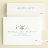 "let's pARTy!" - Children's Birthday Party Invitations in Frost by Ellen Schlegelmilch - FREE Recipient Addressing