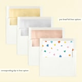 "let's pARTy!" - Children's Birthday Party Invitations in Frost by Ellen Schlegelmilch - Envelope Liner Options