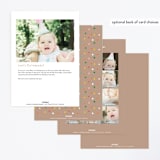 "confetti crew" - Children's Birthday Party Invitations in Sugar Cookie by Jennifer Wick - Back of Card Options