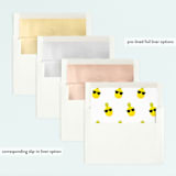 "Flamingo" - Children's Birthday Party Invitations in Lime by Lori Wemple - Envelope Liner Options