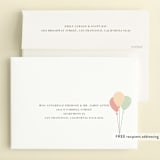 "Make A Wish!" - Children's Birthday Party Invitations in Cotton Candy by Peony Rose Design - FREE Recipient Addressing