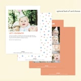 "Fruit Salad" - Children's Birthday Party Invitations in Fruit Punch by peetie design - Back of Card Options