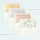 "Dino Zone" - Children's Birthday Party Invitations in Marshmallow by Everett Paper Goods - Envelope Liner Options