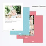 "Cool Pool Party" - Children's Birthday Party Invitations in Coral by Lisa McLean - Back of Card Options