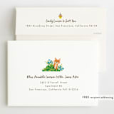 "Woodland Birthday" - Children's Birthday Party Invitations in Sky by Vivian Yiwing - FREE Recipient Addressing