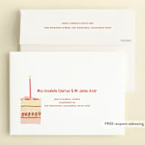 "Cake carry" - Children's Birthday Party Invitations in Strawberry Shortcake by Sarah Knight - FREE Recipient Addressing