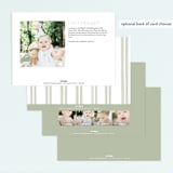 "Sweet As Can Bee" - Children's Birthday Party Invitations in Linen by Robert and Stella - Back of Card Options