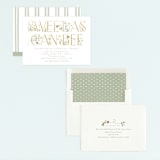 "Sweet As Can Bee" - Children's Birthday Party Invitations in Linen by Robert and Stella - Assembled