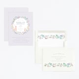 "Woodland" - Children's Birthday Party Invitations in Dusk by Lori Wemple - Assembled