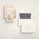 "Fairies" - Children's Birthday Party Invitations in Rose by Hudson meet Rose - Assembled