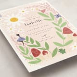 "Fairies" - Children's Birthday Party Invitations in Rose by Hudson meet Rose - Detail