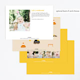 "party zone" - Children's Birthday Party Invitations in Lemon Drop by Nicole Senecal - Back of Card Options