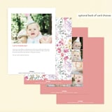 "Garden Party" - Children's Birthday Party Invitations in Confetti by Leah Bisch - Back of Card Options