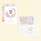 "Garden Party" - Children's Birthday Party Invitations in Confetti by Leah Bisch - Assembled