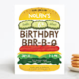"Birthday Burger" - Children's Birthday Party Invitations in Classic by Lehan Veenker - Front