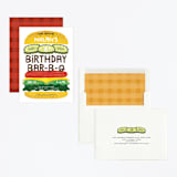 "Birthday Burger" - Children's Birthday Party Invitations in Classic by Lehan Veenker - Assembled