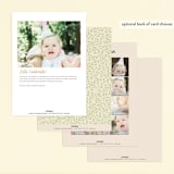 "Barnyard noises" - Children's Birthday Party Invitations in Cotton by Creo Study - Back of Card Options