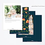 "Garden Tea Party" - Children's Birthday Party Invitations in Lake by Erin Deegan - Back of Card Options