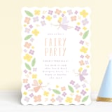 "fairy garden" - Children's Birthday Party Invitations in Peach by Angela Thompson - Front